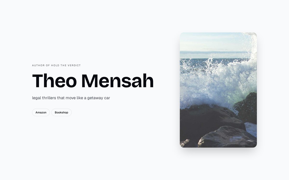 The Hardcover template as published on Theo Mensah's site